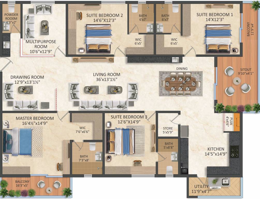  srias life spaces iwa Floor Plan Floor Plan