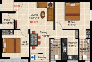  avyaa-block-f Floor Plan Floor Plan