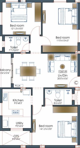  brooksdale Floor Plan Floor Plan