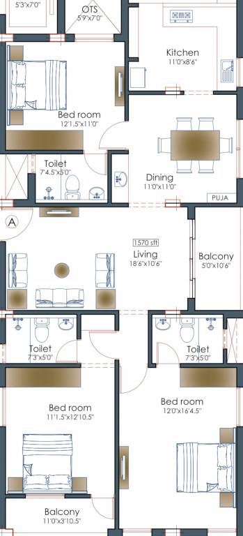  brooksdale Floor Plan Floor Plan