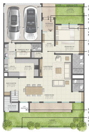 oakshire Floor Plan Ground Floor Plan