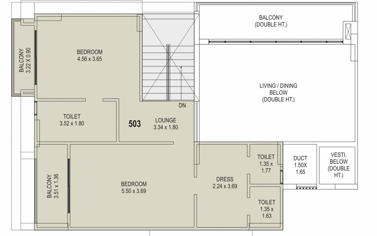 Upper Level Duplex Plan aatman Floor Plan Upper Level Duplex Plan