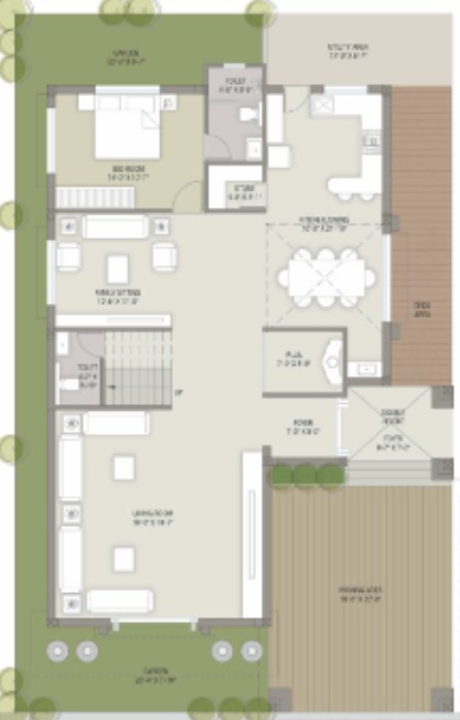 regalia 18 Floor Plan Ground Floor Plan