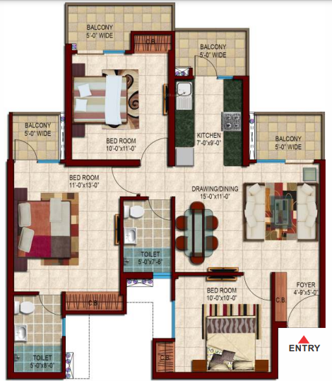  estate-phase-v Floor Plan Floor Plan