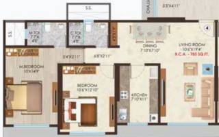  nicco-residency Floor Plan Floor Plan