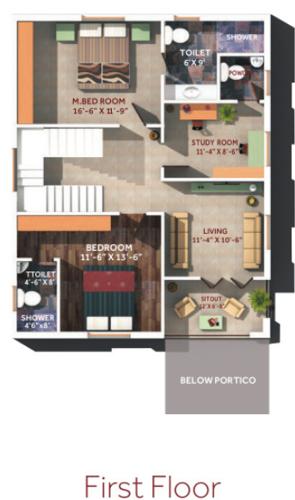  shangrila-villas Floor Plan First Floor Plan