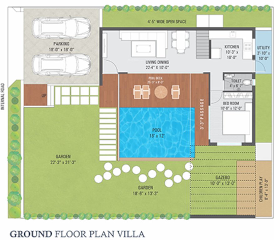  lake city Floor Plan Ground Floor Plan