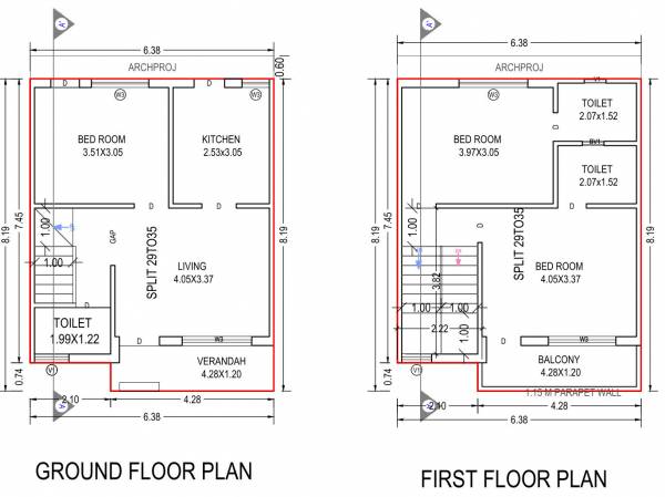  aalap-bunglows Floor Plan Floor Plan