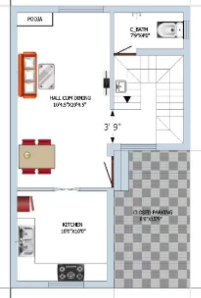 sai classic city Floor Plan Ground Floor Plan