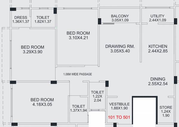 amarjyot-apartments Floor Plan Floor Plan