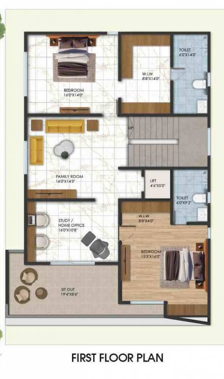  avani abode Floor Plan First Floor Plan