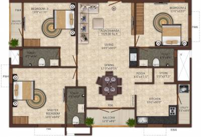  mayuri-maple Floor Plan Floor Plan