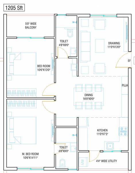  horizon-b Floor Plan Floor Plan