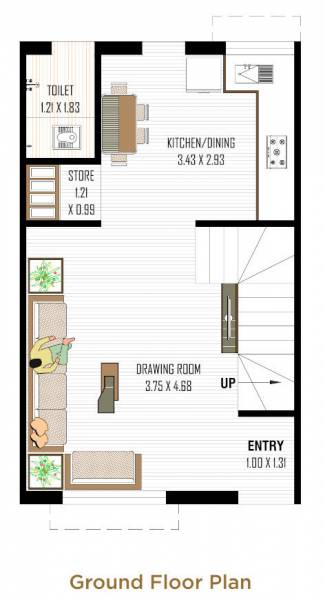  pavitra-villa Floor Plan Ground Floor Plan
