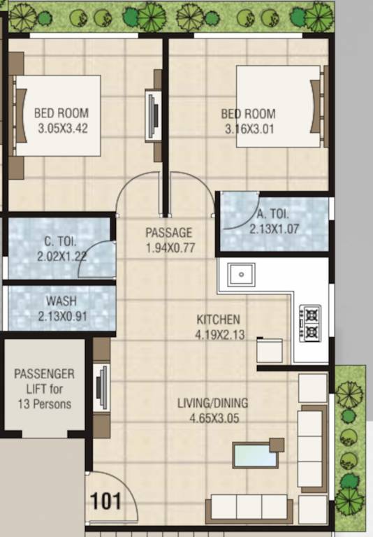  residency Floor Plan Floor Plan