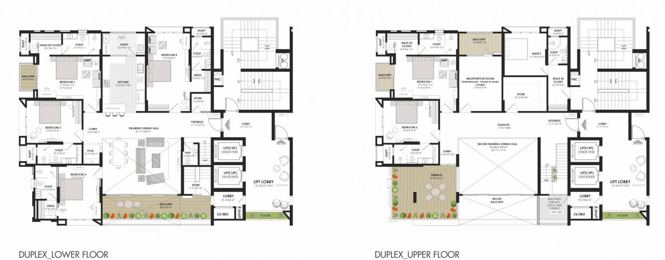 the sky bungalows Floor Plan Floor Plan