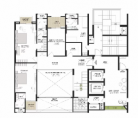  the-sky-bungalows Floor Plan Upper Level Duplex Plan