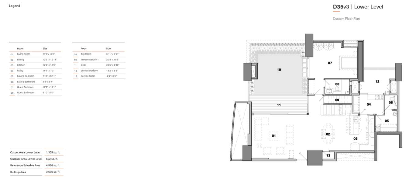  pursuit of a radical rhapsody  Floor Plan Lower Level Duplex Plan