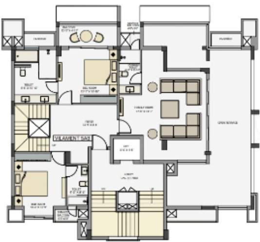 the royal ganges 1 phase i Floor Plan Ground Floor Plan
