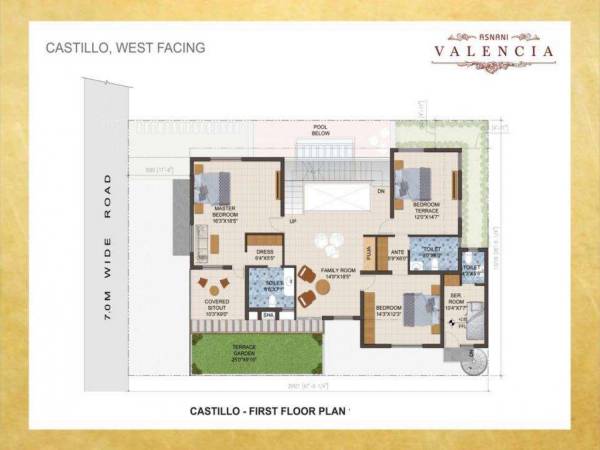  valencia Floor Plan First Floor Plan