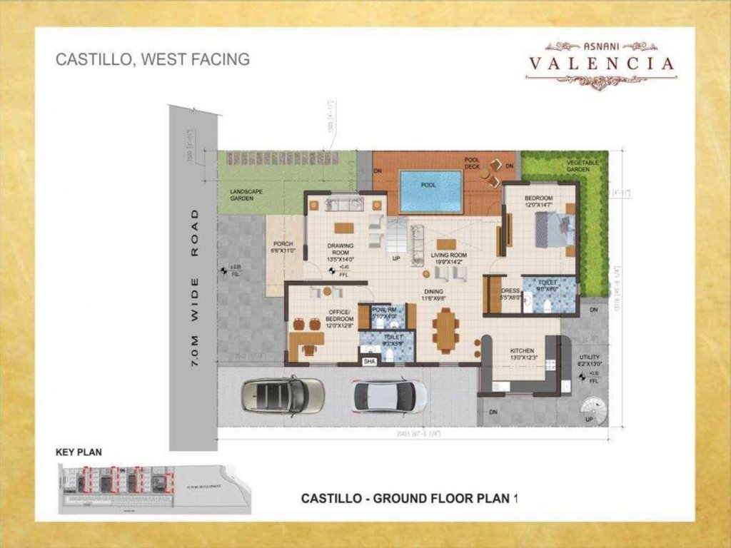 valencia Floor Plan Ground Floor Plan
