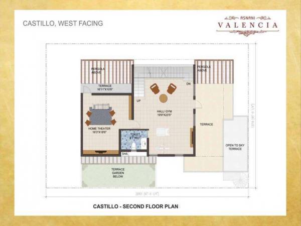  valencia Floor Plan Second Floor Plan
