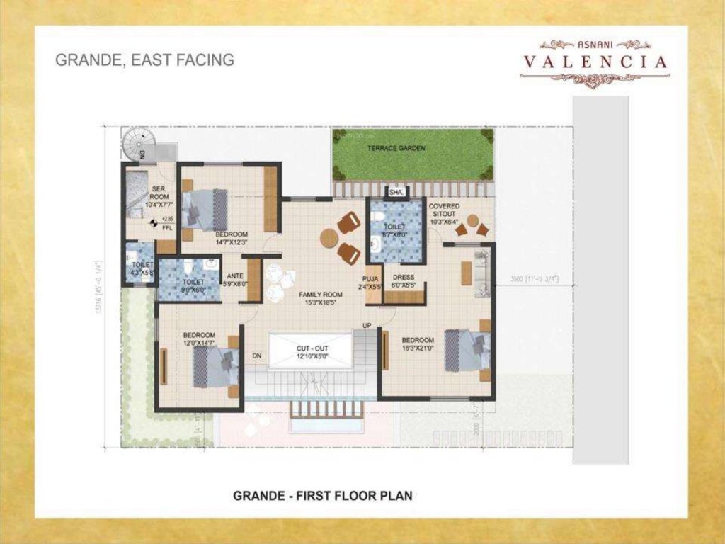 valencia Floor Plan First Floor Plan
