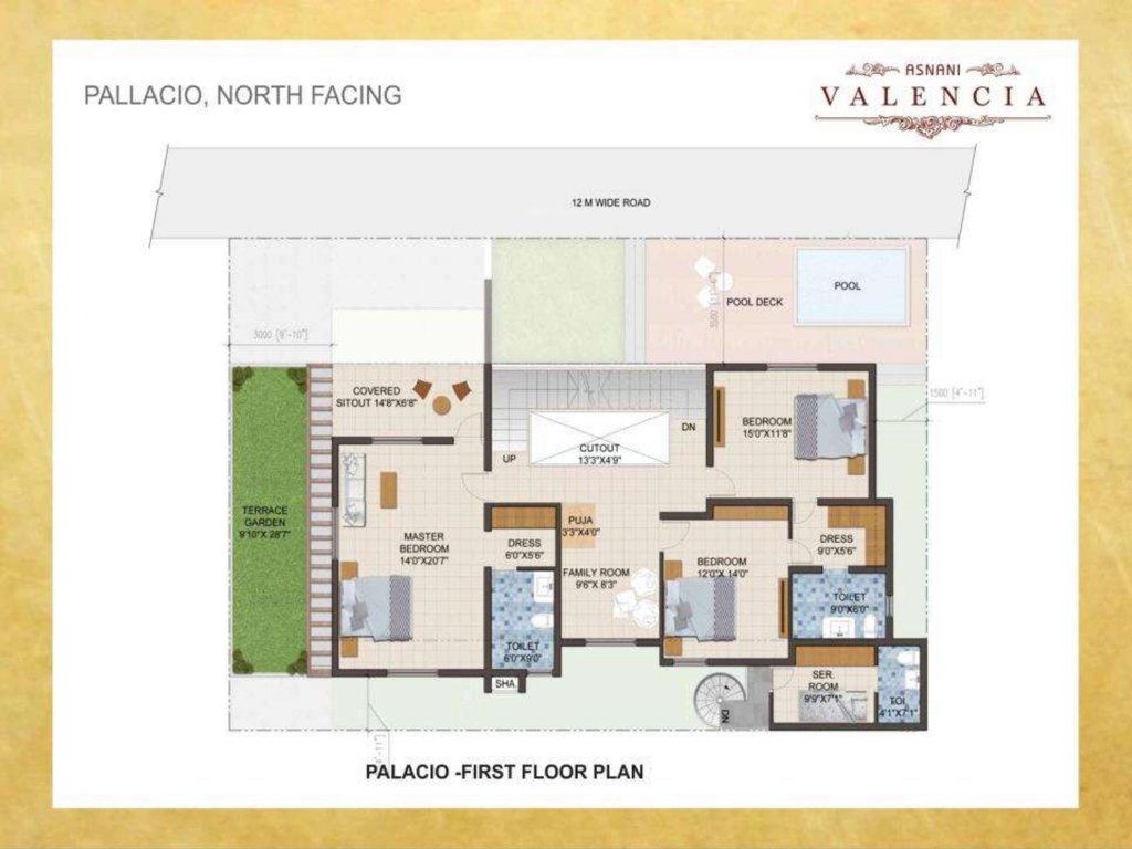 valencia Floor Plan First Floor Plan
