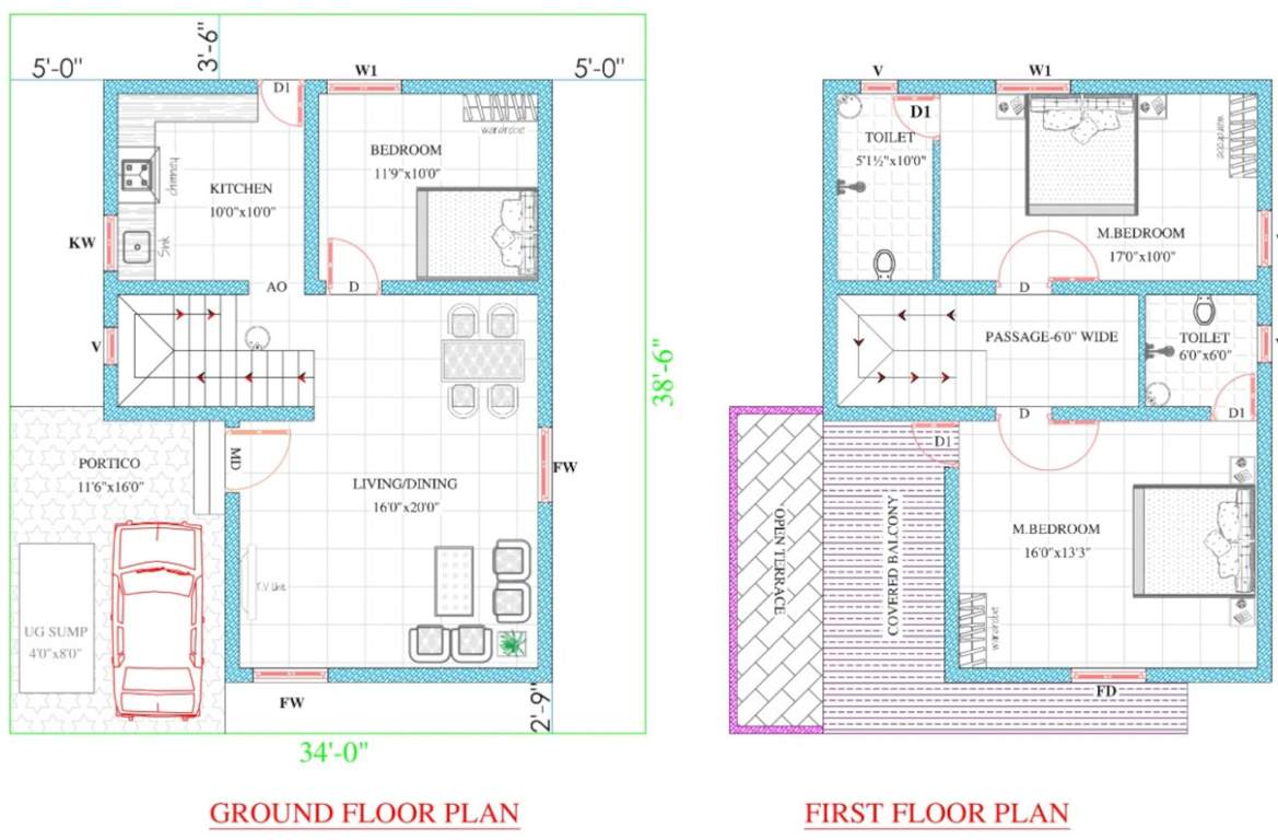 land mark villas Floor Plan Floor Plan