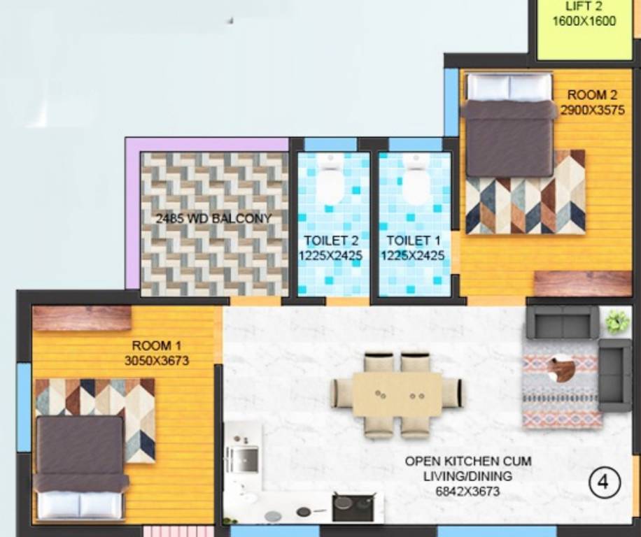  siddhi vinyak megacity Floor Plan Floor Plan