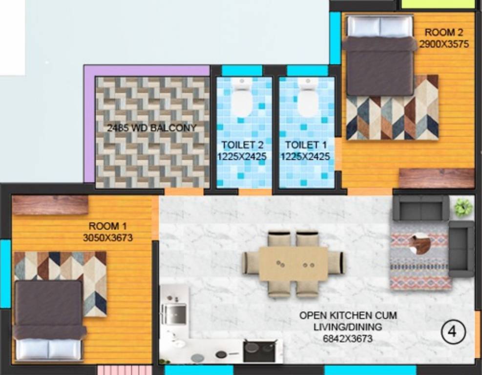  siddhi vinyak megacity Floor Plan Floor Plan
