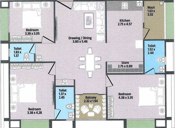  shivam-elite Floor Plan Floor Plan