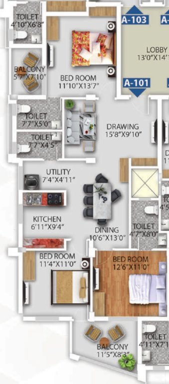 navya residency Floor Plan Floor Plan