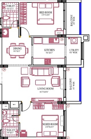  mandara excellency Floor Plan Floor Plan
