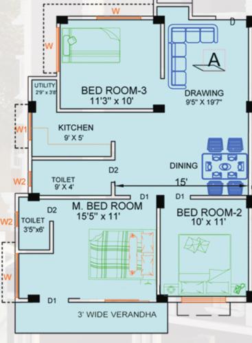  sant-milan-housing-co-operative-society Floor Plan Floor Plan