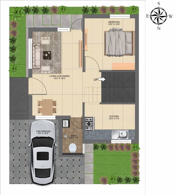 sriya Floor Plan Ground Floor Plan