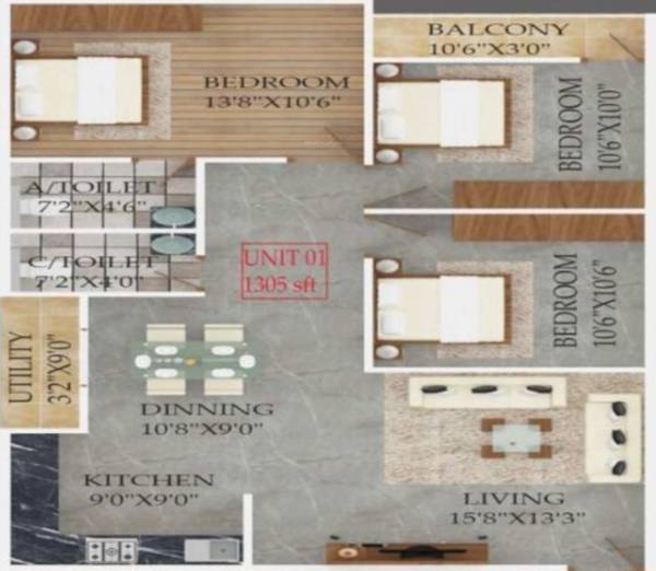  nithya-nanda-gokula Floor Plan Floor Plan