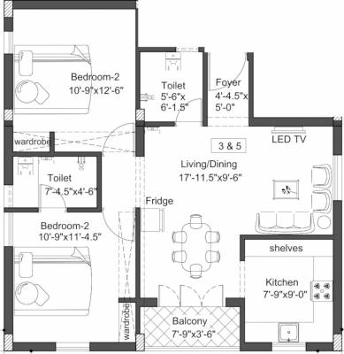  krishna-prabha Floor Plan Floor Plan
