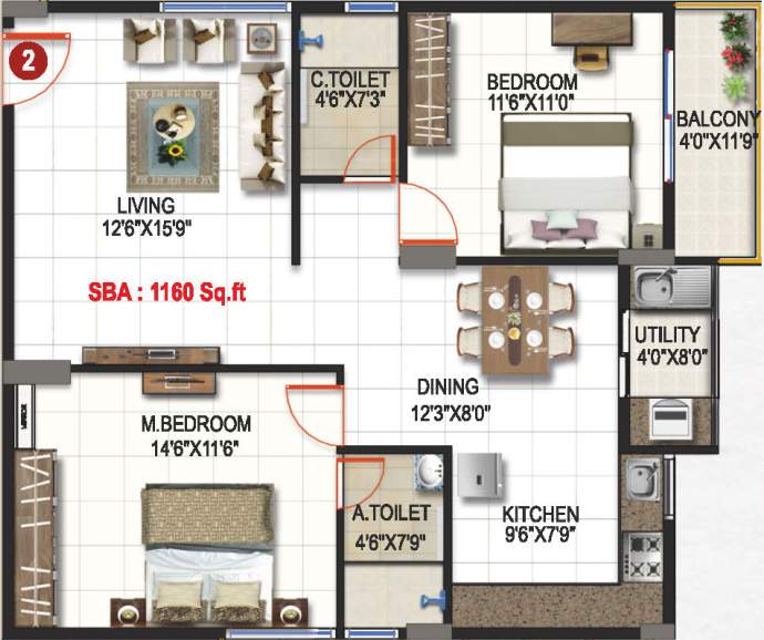  krishnaa divine Floor Plan Floor Plan