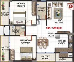  krishnaa-divine Floor Plan Floor Plan