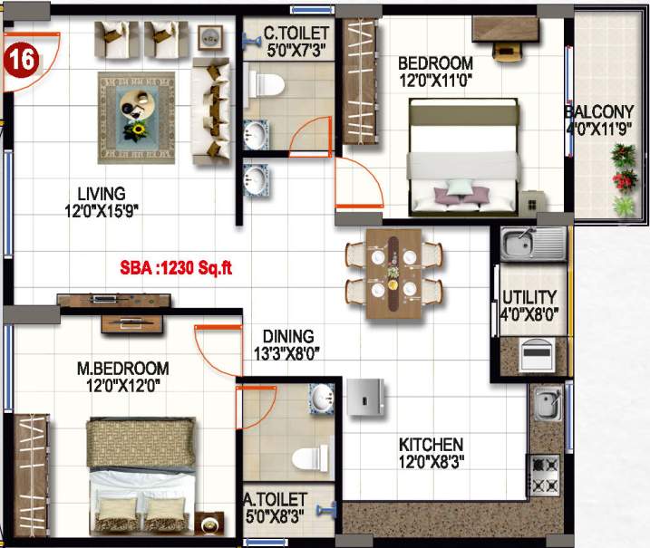  krishnaa divine Floor Plan Floor Plan