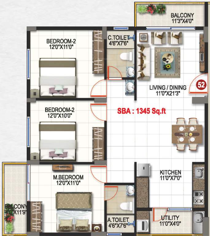  krishnaa divine Floor Plan Floor Plan