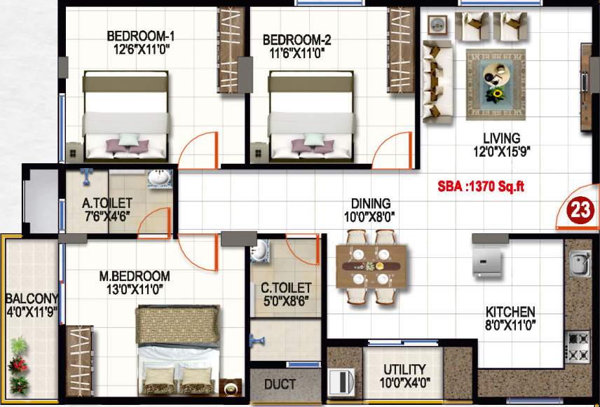  krishnaa divine Floor Plan Floor Plan
