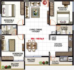  krishnaa-divine Floor Plan Floor Plan