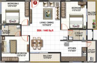  krishnaa-divine Floor Plan Floor Plan