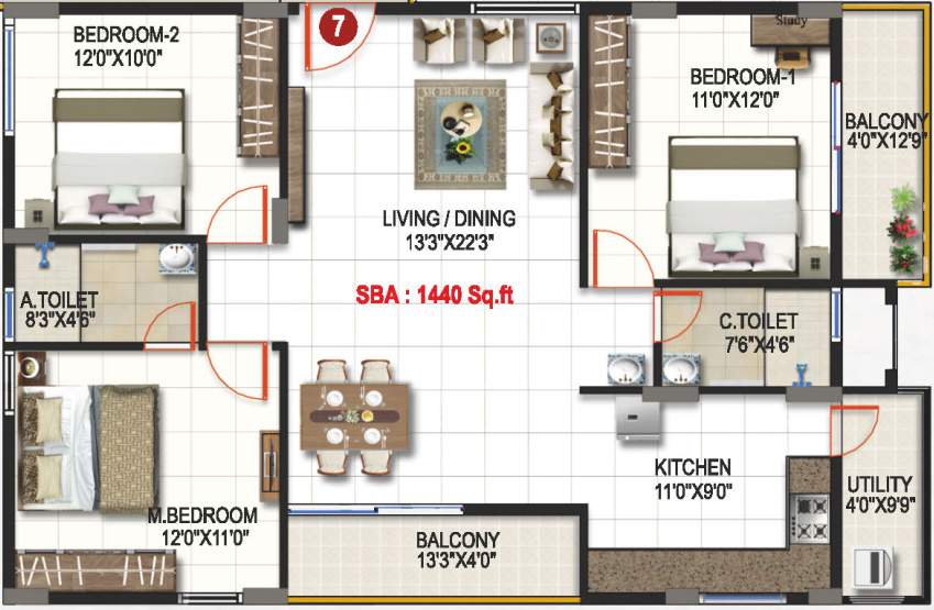  krishnaa divine Floor Plan Floor Plan