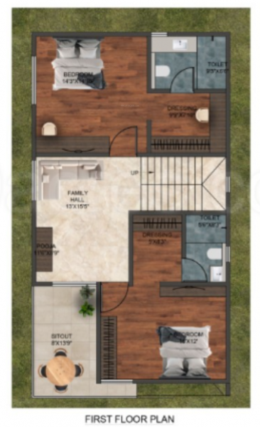  palazzo Floor Plan First Floor Plan