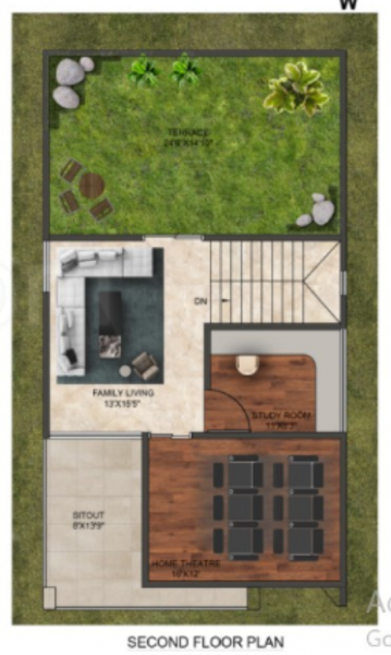  palazzo Floor Plan Second Floor Plan