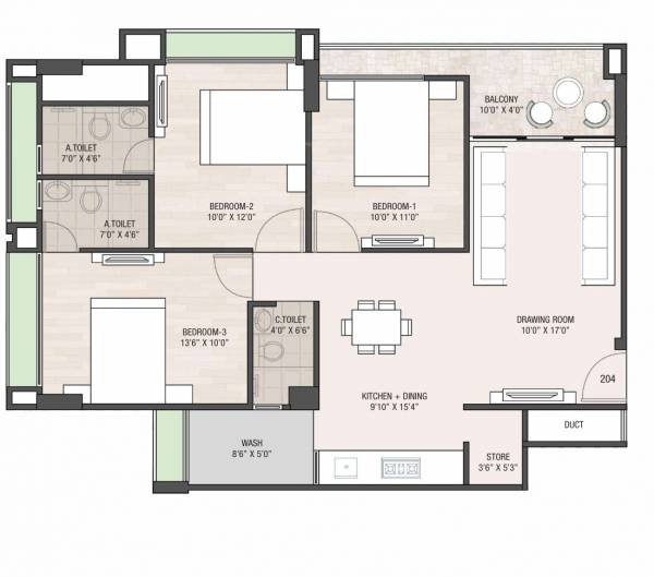  vivaan-solitaire Floor Plan Floor Plan