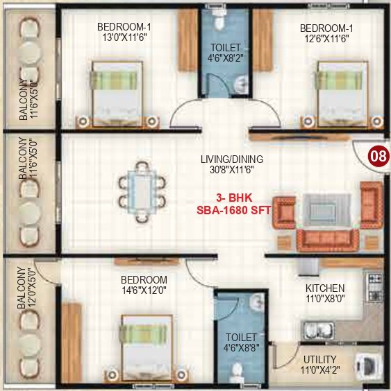  sandalwoods Floor Plan Floor Plan